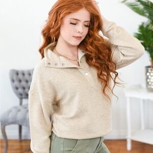 Thread & Supply Cozy Cream Sweater